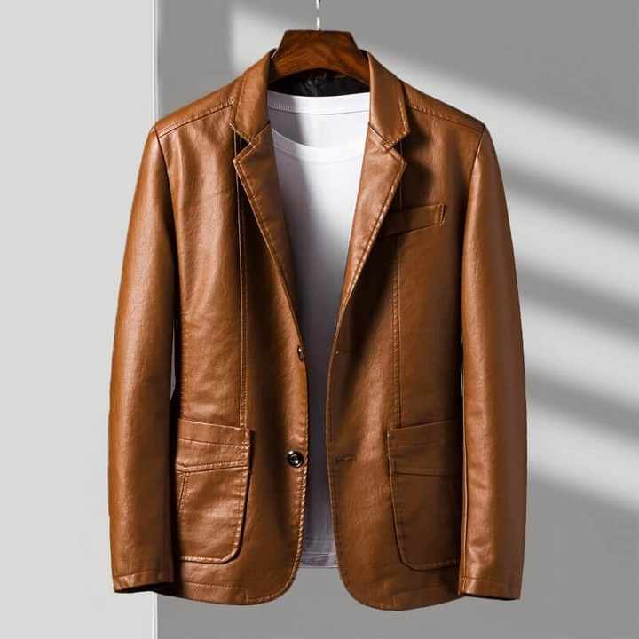 Elysian Noir Leather Jacket