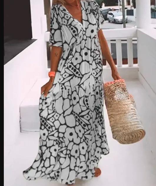 Sarah - Printed Dress