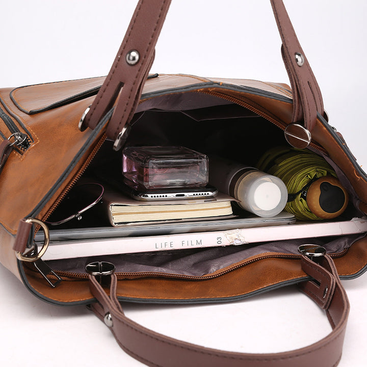 Brüssel - Vintage Leather Shoulder Bag