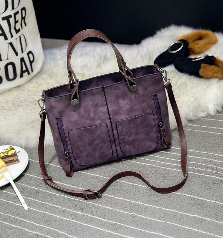 Brüssel - Vintage Leather Shoulder Bag