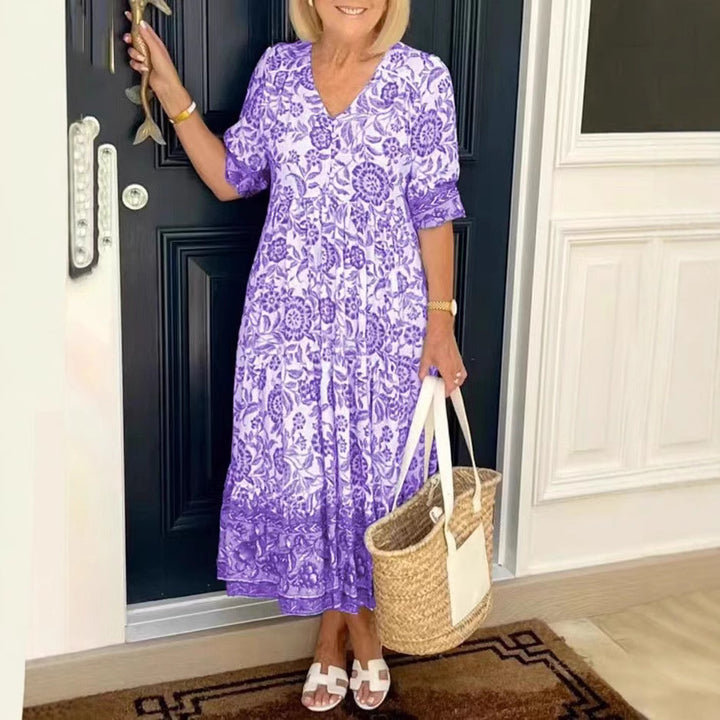 Susanne - V-NECK DRESS