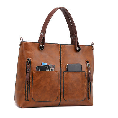 Brüssel - Vintage Leather Shoulder Bag