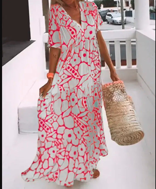 Sarah - Printed Dress