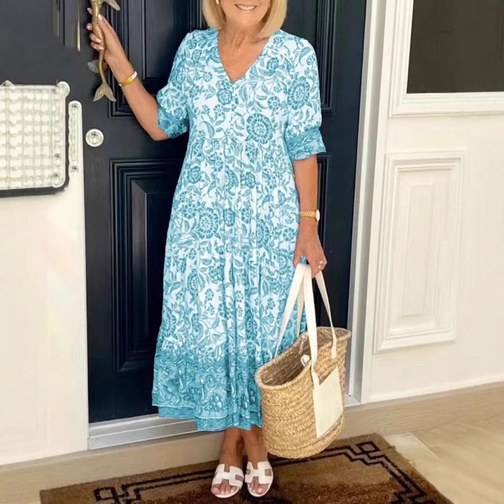 Susanne - V-NECK DRESS